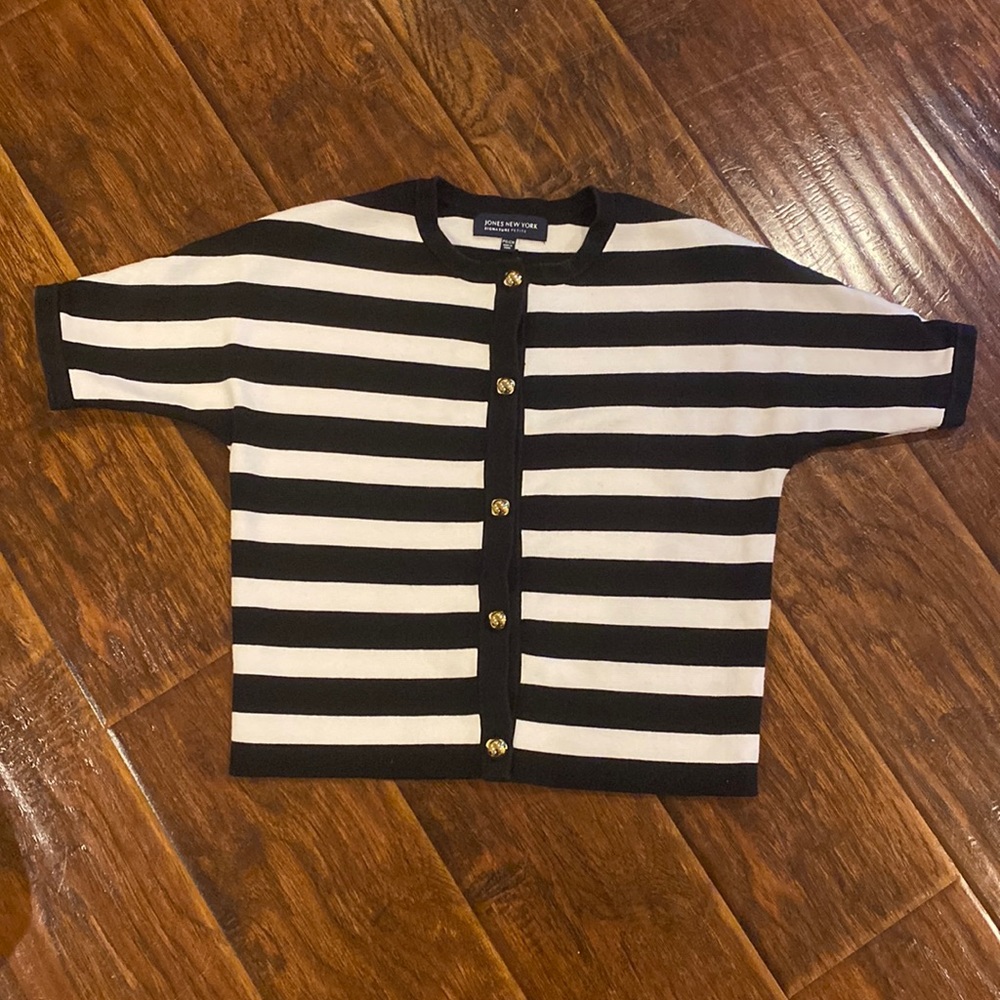 JONES NEW YORK SWEATER 100% Cotton Size PS